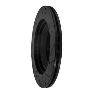 Mercedes-Benz S560 Brake Rotor (1) - Rear Left - R1 Concepts - Drilled & Slotted - Black - `15-`21 Mercedes-Benz S560 Brake Rotor (1) - Rear Left - R1 Concepts - Drilled & Slotted - Black - `15-`21